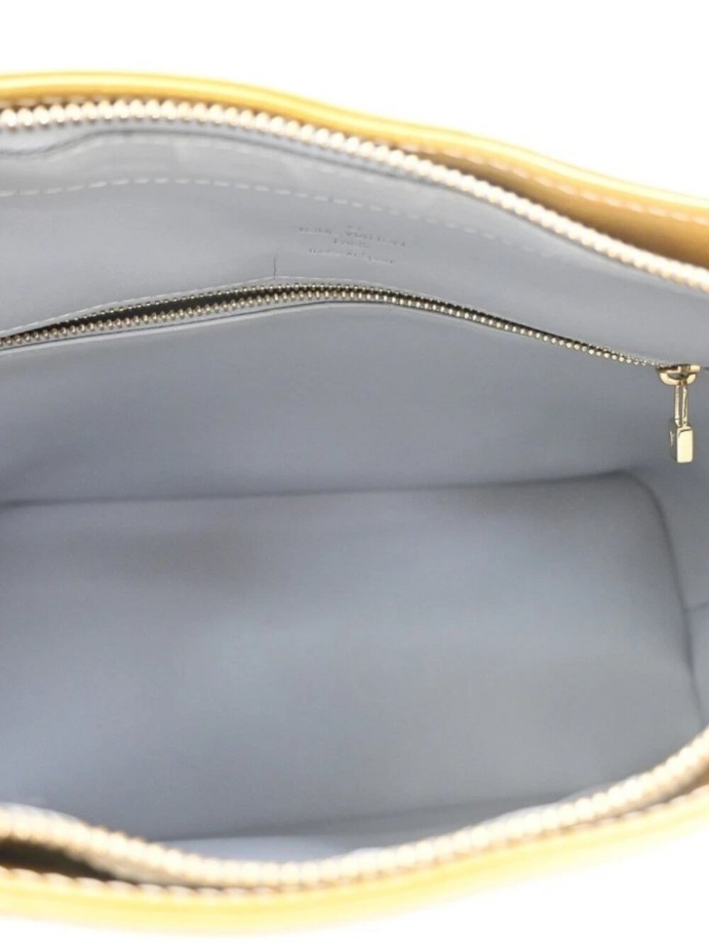 LOUIS VUITTON Houston Shoulder Bag Monogram Vernis Leather Yellow M91053 62CA852 - Picture 9 of 14
